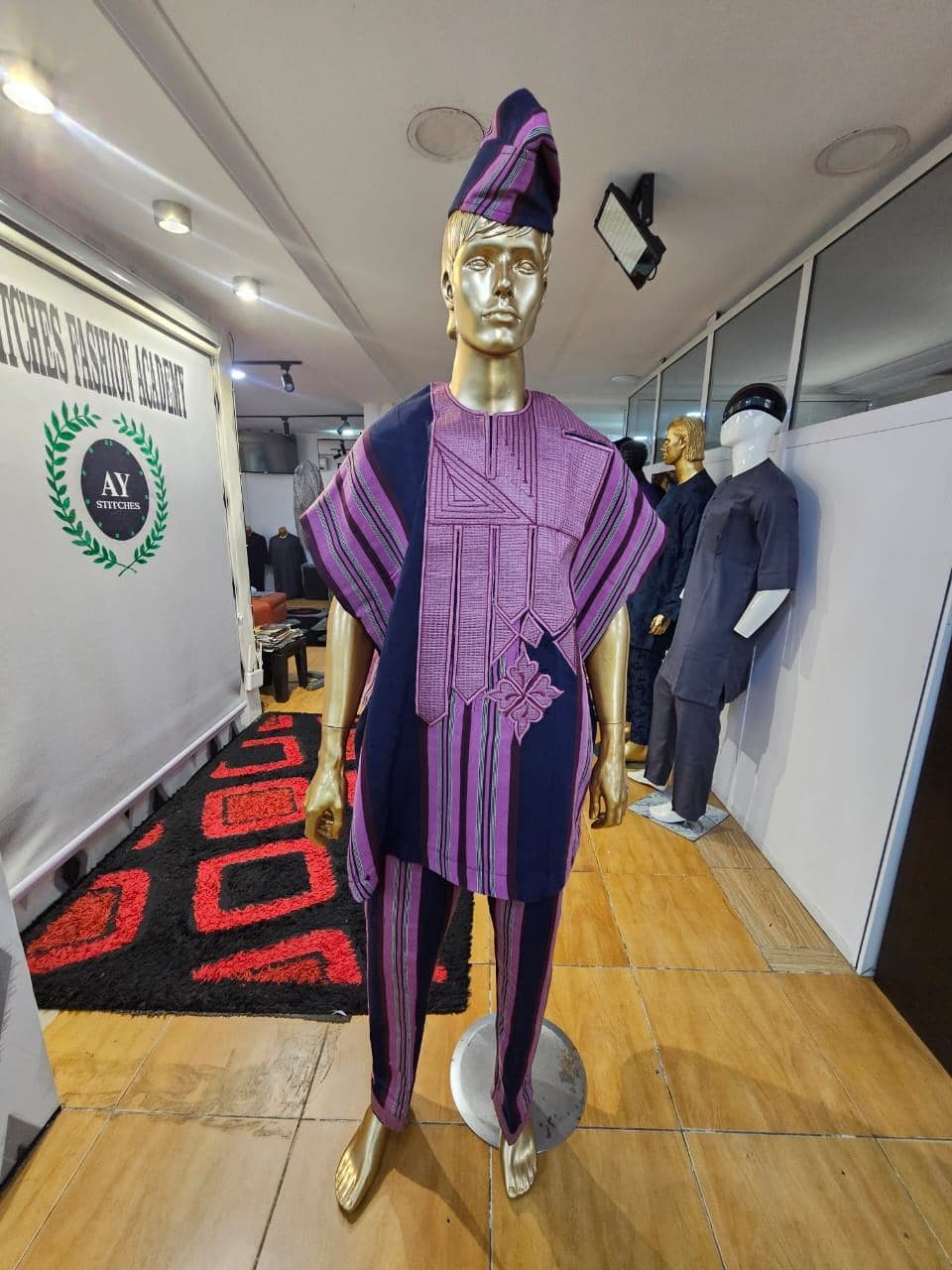 Traditional Dansiki stripe (Etu)